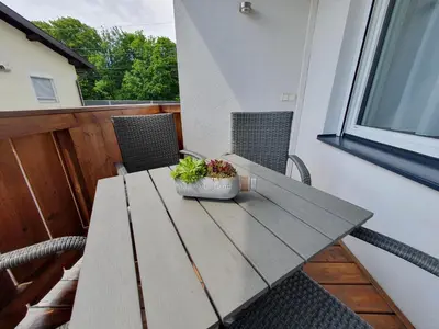 Ein Balkon oder eine Terrasse in der Unterkunft Apartment Gertrude