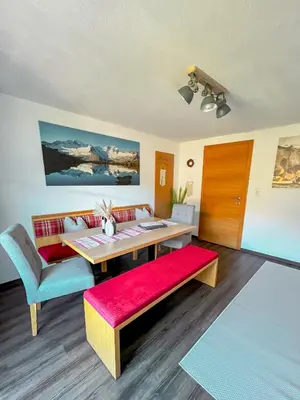 Ein Sitzbereich in der Unterkunft Landhaus Maria