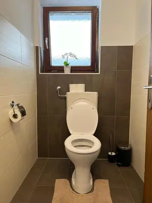 Ein Badezimmer in der Unterkunft Apartment Bergblick