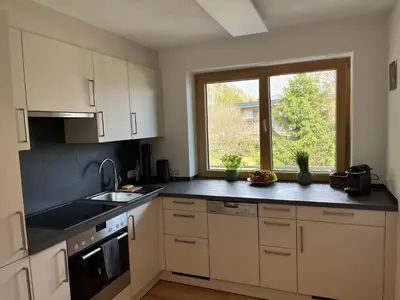 Küche/Küchenzeile in der Unterkunft Apartment Bergblick