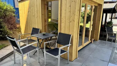 Ein Balkon oder eine Terrasse in der Unterkunft Ferienwohnung Heim