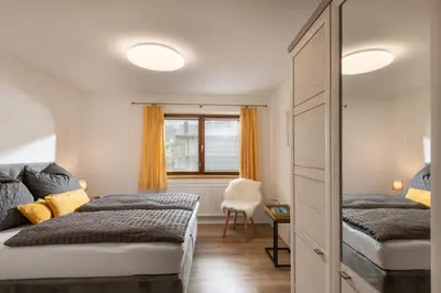 Ein Bett oder Betten in einem Zimmer der Unterkunft Haus Kexel