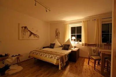 Ein Bett oder Betten in einem Zimmer der Unterkunft Appartement Matthias