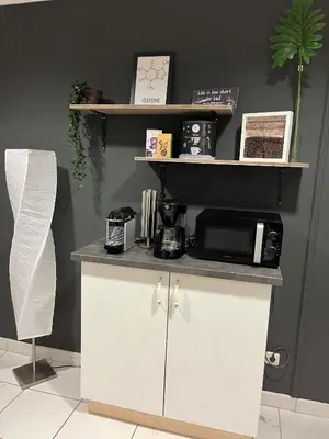 Küche/Küchenzeile in der Unterkunft Ferienwohnung Bergblick