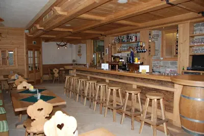Lounge oder Bar in der Unterkunft Gästehaus Waltl