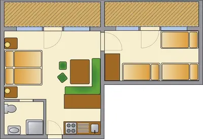 Grundriss der Unterkunft Gästehaus Waltl