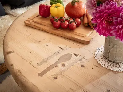 Essen in diesem Bauernhof oder in der Nähe