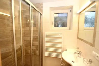 Ein Badezimmer in der Unterkunft Ferienwohnung Königsleiten 2 - Top 4