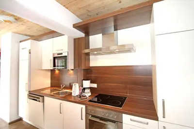 Küche/Küchenzeile in der Unterkunft Ferienwohnung Königsleiten 2 - Top 4