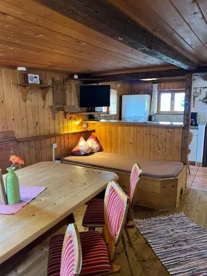 Küche/Küchenzeile in der Unterkunft Sepplhütte