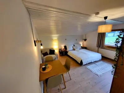 Ein Bett oder Betten in einem Zimmer der Unterkunft Zirmweg Appartements