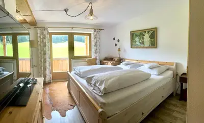 Ein Bett oder Betten in einem Zimmer der Unterkunft Villa Edyta Ellmau