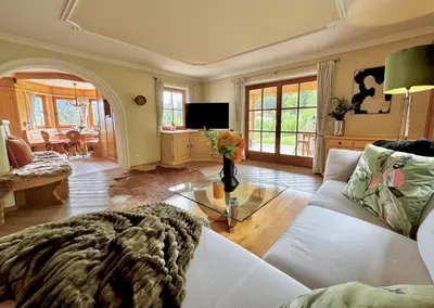 TV/Unterhaltungsangebot in der Unterkunft 5* Panorama Chalet mit Sauna by Belle Stay