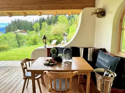 Naturlandschaft in der Nähe des Ferienhauses