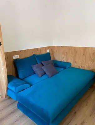 Ein Sitzbereich in der Unterkunft Haus Weißbacher