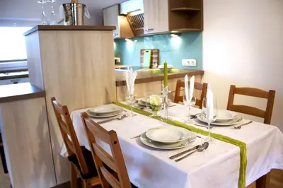 Küche/Küchenzeile in der Unterkunft Ferienwohnung Kitzbichler im Kaiserwinkl