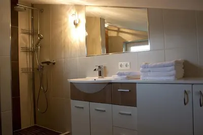 Ein Badezimmer in der Unterkunft Ferienwohnung Kitzbichler im Kaiserwinkl