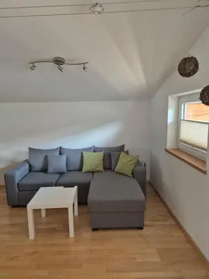 Ein Sitzbereich in der Unterkunft Ferienwohnung Kitzbichler im Kaiserwinkl