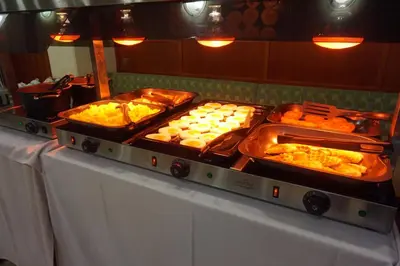 Essen im Hotel oder in der Nähe