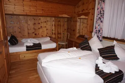 Ein Bett oder Betten in einem Zimmer der Unterkunft Hotel Untermetzger
