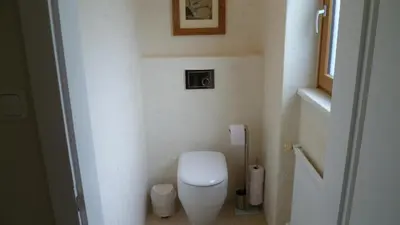Ein Badezimmer in der Unterkunft Haus Beatrice