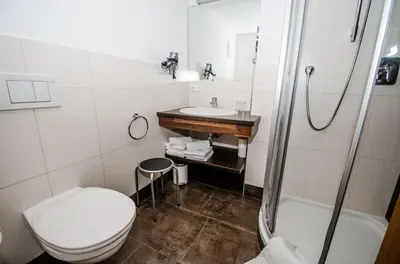 Ein Badezimmer in der Unterkunft Apartments Blaickner