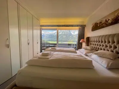 Ein Bett oder Betten in einem Zimmer der Unterkunft Apartment Berghof Ellmau