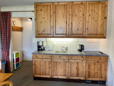 Küche/Küchenzeile in der Unterkunft Apartment Berghof Ellmau