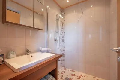Ein Badezimmer in der Unterkunft Ferienwohnungen Pfister