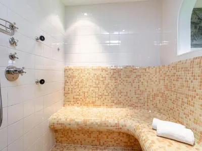 Ein Badezimmer in der Unterkunft Weberhäusl am Penningberg