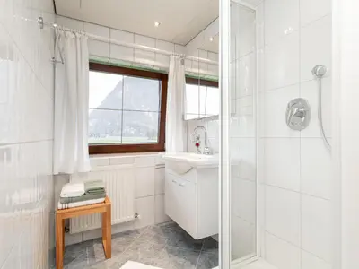 Ein Badezimmer in der Unterkunft Schleicherhof IV