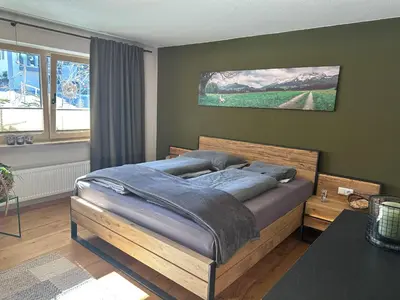 Ein Bett oder Betten in einem Zimmer der Unterkunft Haus Egger