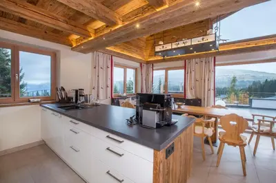 Küche/Küchenzeile in der Unterkunft Chalet Königsleiten 117 A