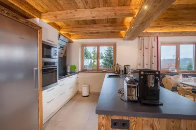 Küche/Küchenzeile in der Unterkunft Chalet Königsleiten 117 A