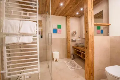 Ein Badezimmer in der Unterkunft Chalet Königsleiten 117 A