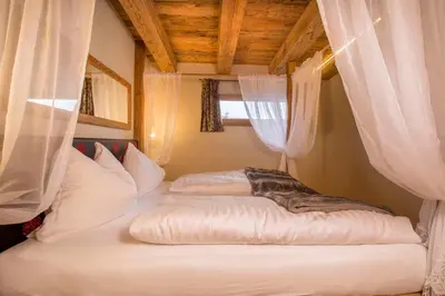 Ein Bett oder Betten in einem Zimmer der Unterkunft Chalet Königsleiten 117 A