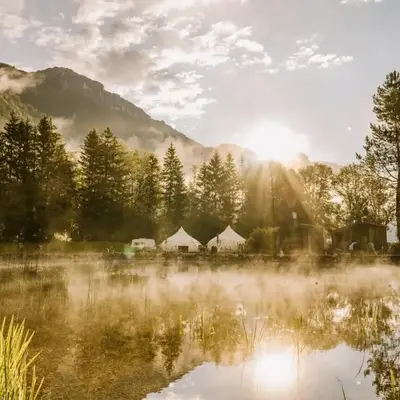 Camping & Ferienunterkünfte Steinplatte