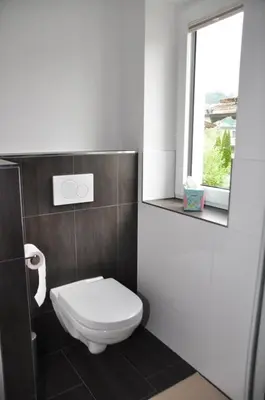 Ein Badezimmer in der Unterkunft Achenblick