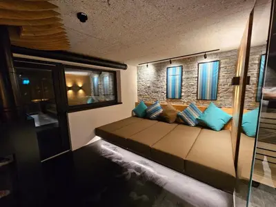 Ein Bett oder Betten in einem Zimmer der Unterkunft Chalet in Zillertal near Ski Slopes