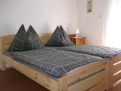 Ein Bett oder Betten in einem Zimmer der Unterkunft Sagzahnblick
