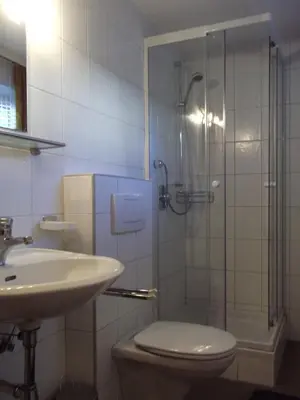Ein Badezimmer in der Unterkunft Sagzahnblick