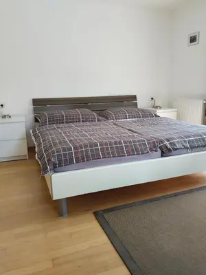 Ein Bett oder Betten in einem Zimmer der Unterkunft Sagzahnblick