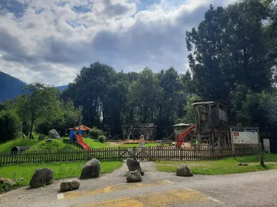 Ein Kinderspielbereich in der Unterkunft Apart Emilia
