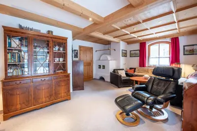 Ein Sitzbereich in der Unterkunft Haus 34 Top 1