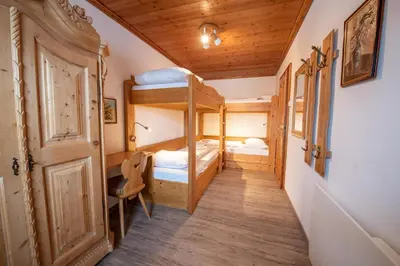 Ein Bett oder Betten in einem Zimmer der Unterkunft Haus 34 Top 1