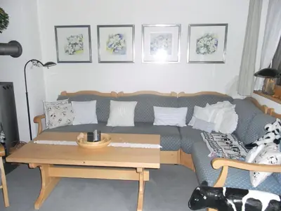 Ein Sitzbereich in der Unterkunft Haus Plattenkogel Top 4