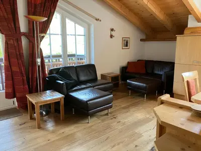 Ein Sitzbereich in der Unterkunft Haus 129 Top 3