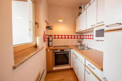 Küche/Küchenzeile in der Unterkunft Haus Filzstein 117 Top 2