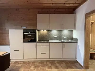Küche/Küchenzeile in der Unterkunft Haus Hölzlbauer Top 3