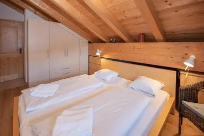 Ein Bett oder Betten in einem Zimmer der Unterkunft Haus Filzstein 145 Top 25